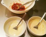 ピリ辛唐揚げ♪ゴママヨ&シーザーマヨ味作り方8写真