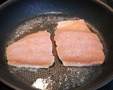 アスパラと秋鮭の味噌バタークリーム作り方2写真