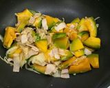 簡単❤かぼちゃとベーコンのクリームパスタ作り方9写真