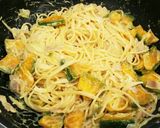簡単❤かぼちゃとベーコンのクリームパスタ作り方11写真