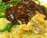 卵とピーマン、麻婆豆腐で冷やし中華！作り方6写真