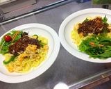 卵とピーマン、麻婆豆腐で冷やし中華！作り方7写真