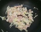 簡単❤かぼちゃとベーコンのクリームパスタ作り方8写真