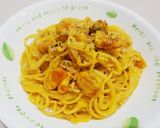 簡単❤かぼちゃとベーコンのクリームパスタ作り方12写真
