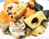 根菜たっぷりの炒り鶏作り方7写真