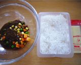 ☆残ったｶﾚｰで☆ｶﾚｰﾗｲｽｺﾛｯｹ♪作り方1写真