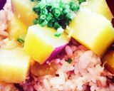 簡単♪薩摩芋と山椒ちりめんのおこわ＊作り方6写真