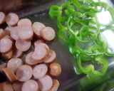 ケチャップDEピザトースト♡作り方1写真