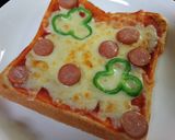 ケチャップDEピザトースト♡作り方4写真