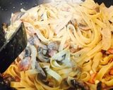 生ポルチーニ茸のパスタ作り方8写真