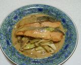 鮭の味噌ソース煮作り方11写真