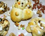 秋の森❁切り株パン作り方17写真