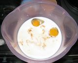 【100円食材】グリル焼プリン作り方3写真