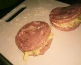 ハムチーズステーキ作り方2写真