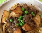 すきすき♡すき焼きバター味♡肉じゃが作り方10写真