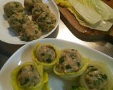 ぽかぽかヘルシー！白菜巻き鶏団子作り方4写真