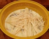 レンジで！鯛のこっくりえのきクリーム煮作り方3写真
