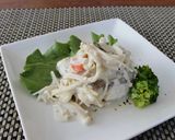 レンジで！鯛のこっくりえのきクリーム煮作り方5写真