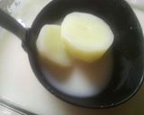 新じゃがのミルク味噌スープ☆彡作り方5写真