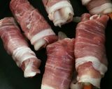 照り照り豚肉巻き*セロリと人参作り方2写真