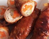 照り照り豚肉巻き*セロリと人参作り方4写真