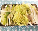 麻婆豆腐の素で白菜大量消費作り方1写真