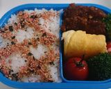ふりかけでおしゃれに変身！お弁当作り方3写真