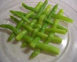 アスパラガスと卵のご飯♪レモンソースで作り方2写真