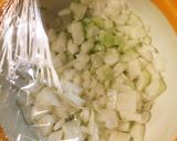 ポン酢で♡チーズ入り豚ひき肉ハンバーグ♫作り方1写真