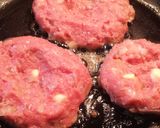 ポン酢で♡チーズ入り豚ひき肉ハンバーグ♫作り方4写真
