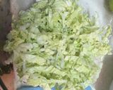 白菜と茗荷のサラダ作り方1写真