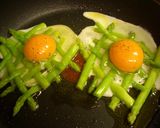 アスパラガスと卵のご飯♪レモンソースで作り方4写真