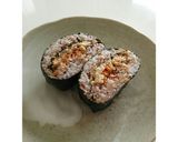 エゴマの葉と鯖マヨネーズのおにぎらず作り方6写真