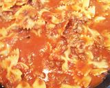 今夜は簡単パスタ＊ビーフトマトパスタ作り方6写真