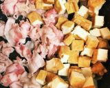 豚肉とニラコロコロ厚揚げ豆腐の甘辛煮作り方2写真
