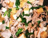 豚肉とニラコロコロ厚揚げ豆腐の甘辛煮作り方3写真