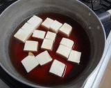 ほうれん草と豆腐とカニカマの溶き卵煮作り方3写真
