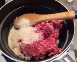 たっぷりキャベツの合挽き肉のメンチカツ作り方4写真