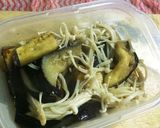 茄子のサッパリ焼き〜エノキ添え〜作り方7写真