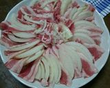 豚バラと玉ねぎのレンジ蒸し作り方1写真