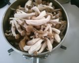 簡単！海老と 豆腐のつくね♪きのこソース作り方3写真