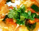 トマトとチンゲン菜のトムヤムスープ作り方7写真