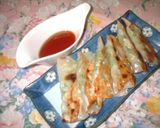 簡単！FPで♪豚えび＆にら棒餃子～♪作り方3写真