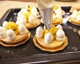 ハロウィン＊かぼちゃのマカロンケーキ作り方15写真