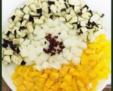生ハムとグリル野菜の冷製パスタ作り方2写真