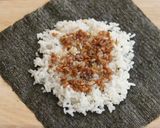 ごぼう・牛肉・しょん²で甘辛おにぎらず！作り方4写真