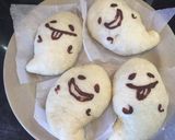 ハロウィンに！おばけのかぼちゃ肉まん！作り方11写真