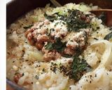あっという間♡ネギみそ納豆リゾット♡作り方4写真