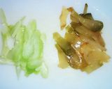 ザーサイ･豆腐･セロリのマヨネーズ炒め作り方1写真