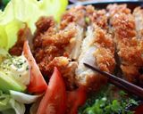 ジューシー甘辛鶏カツ＆サラダ丼作り方21写真